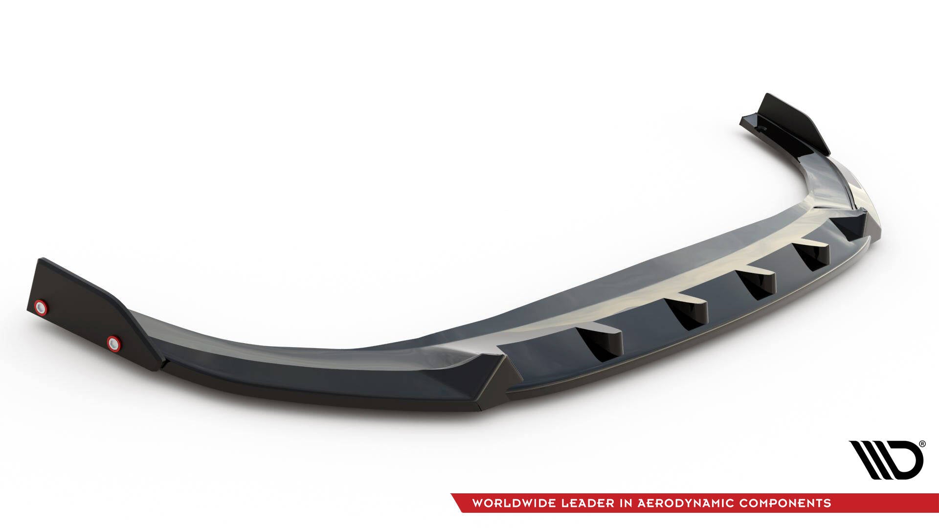 Front Splitter V.2 + Flaps Volkswagen Golf GTI / GTE / R-Line Mk8 Facelift