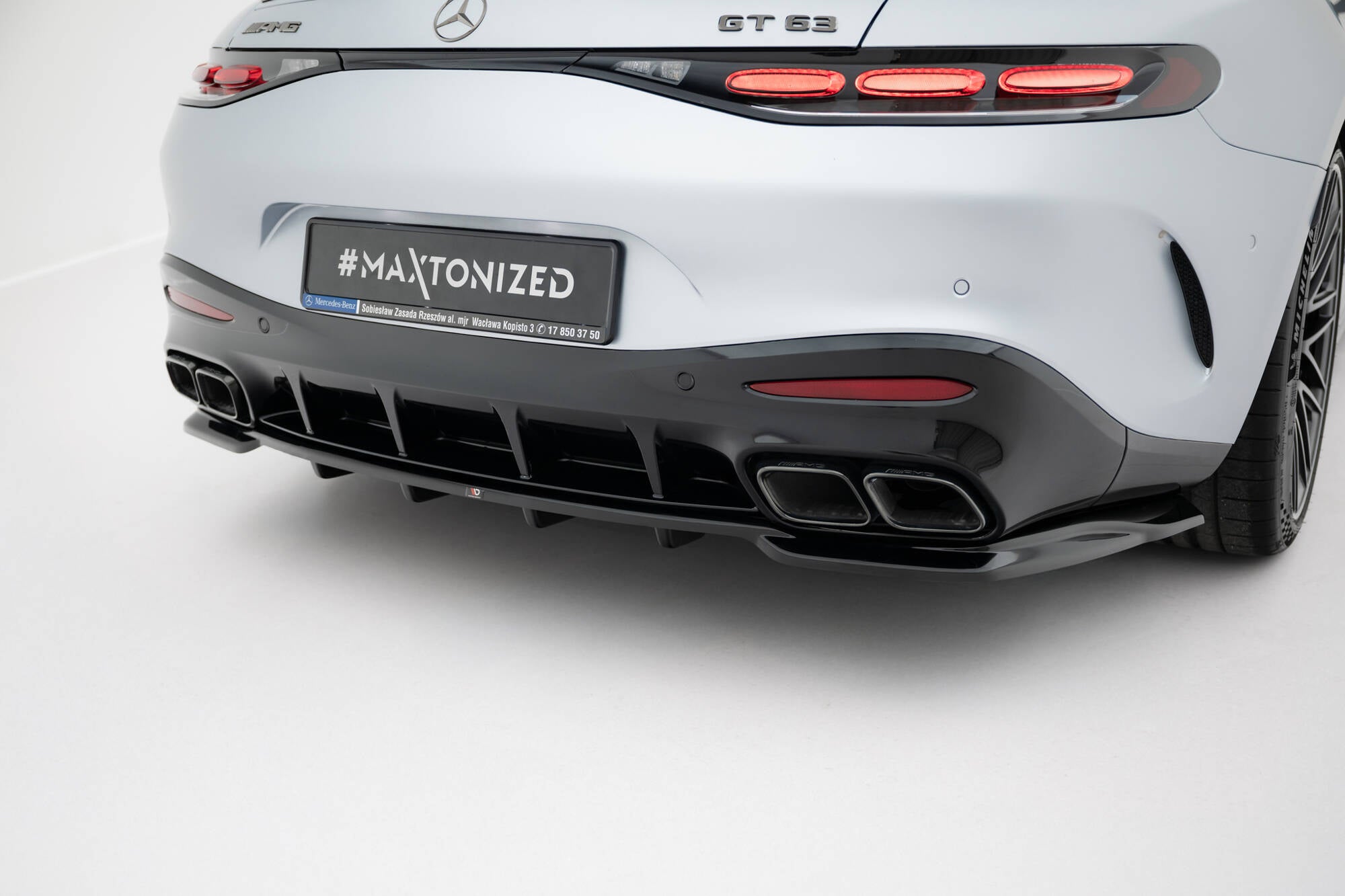 Rear Splitter (with vertical bars) V.1 Mercedes-AMG GT 63 C192