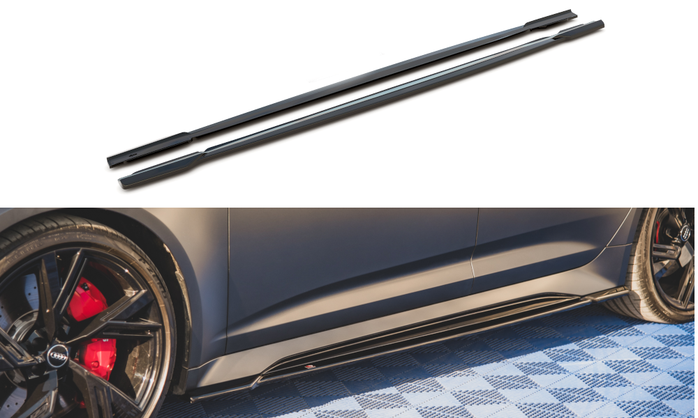 Side Skirts Diffusers V.1 Audi RS6 C8