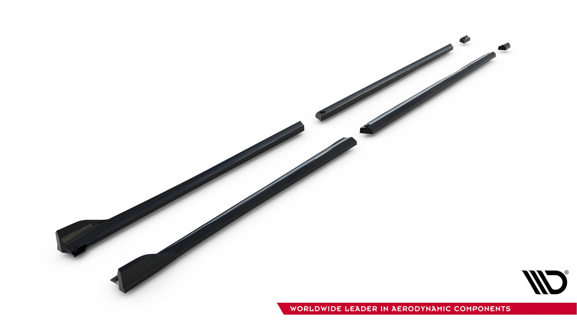 Side Skirts Diffusers Mercedes-Benz V-Class Long AMG-Line W447 Facelift 2