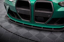 Prepreg Carbon Fiber Front Splitter V.1 BMW M3 Sedan / Touring G80 / G81-4