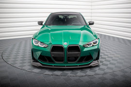 Prepreg Carbon Fiber Front Splitter V.2 BMW M3 Sedan / Touring G80 / G81 - 0