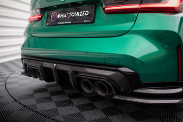 Prepreg Carbon Fiber Rear Diffuser BMW M3 Sedan / Touring G80 / G81 - 0