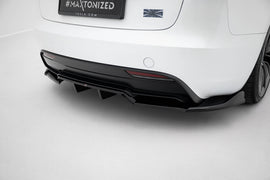 Rear Splitter (with vertical bars) V.1 Tesla Model 3 Performance Mk1 Facelift - 0