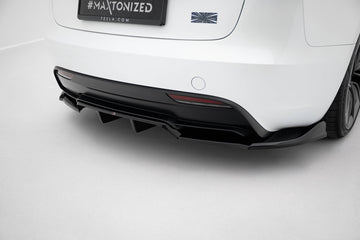 Rear Splitter (with vertical bars) V.1 Tesla Model 3 Performance Mk1 Facelift - 0