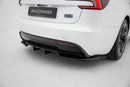 Rear Splitter (with vertical bars) V.2 Tesla Model 3 Performance Mk1 Facelift-4
