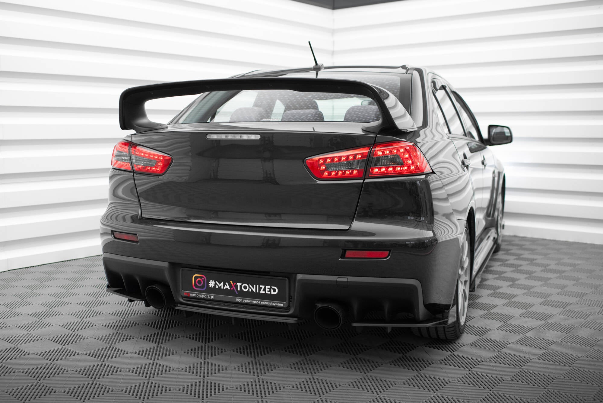 Rear Side Flaps Mitsubishi Lancer EVO X