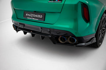 Rear Splitter (with vertical bars) BMW X6 M F96 Facelift - 0