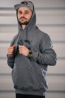 Mens Gray hoodie-8