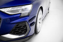 Front Bumper Wings (Canards) Audi A3 S-Line Sedan / S3 Sedan 8Y Facelift-3