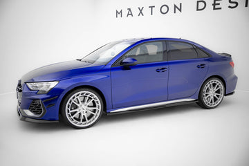Side Skirts Diffusers V.2 Audi A3 S-Line Sedan / S3 Sedan 8Y Facelift - 0