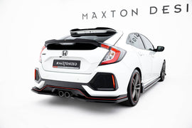 Rear Splitter V.2 Honda Civic Sport Mk 10 Facelift - 0
