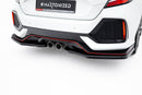 Rear Splitter V.2 Honda Civic Sport Mk 10 Facelift-3