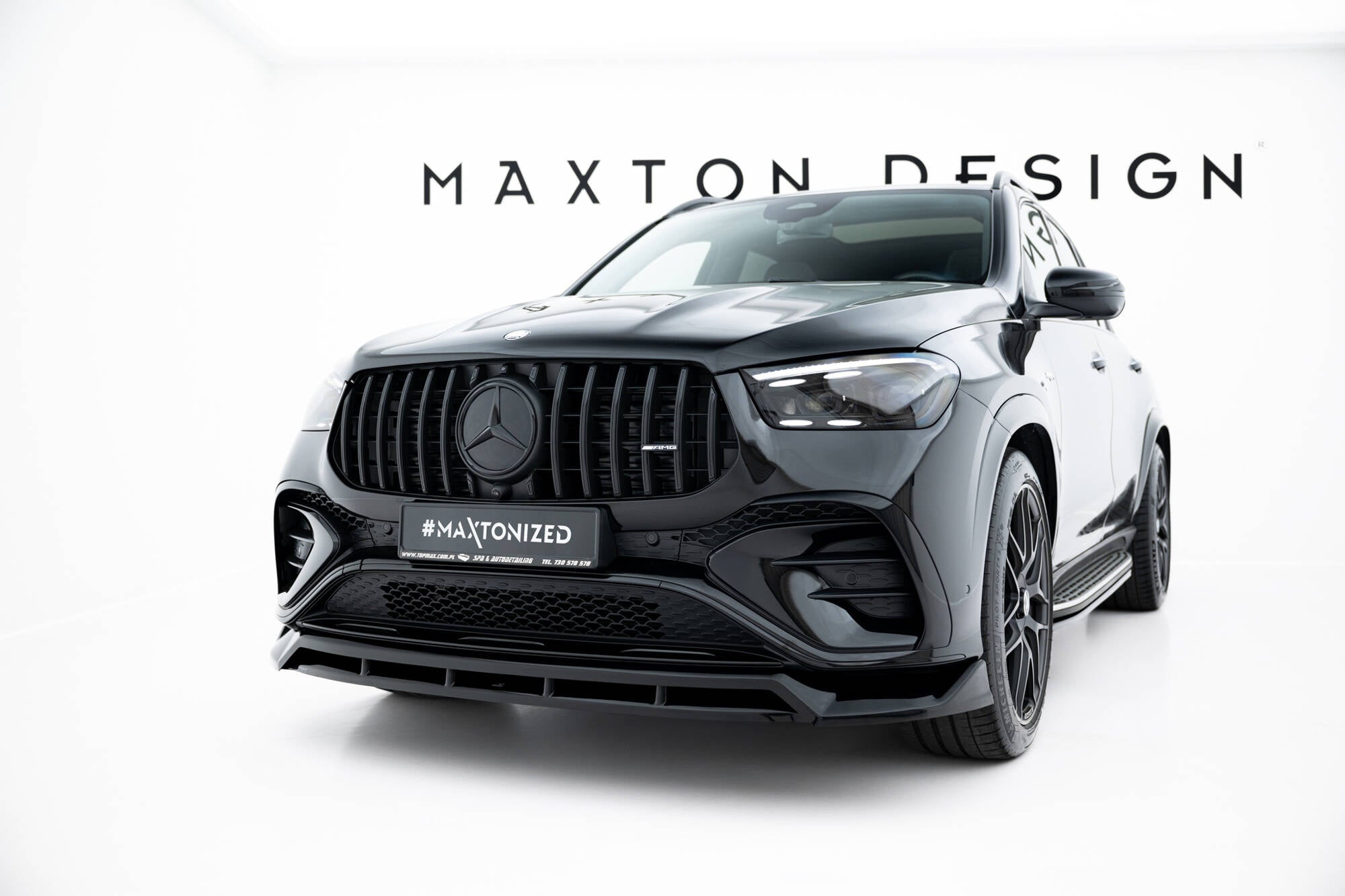 Front Splitter Mercedes-AMG GLE 53 / AMG-Line SUV / Coupe W167 Facelift / C167 Facelift