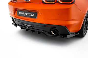 Rear Splitter (with vertical bars) Chevrolet Camaro SS Mk6 Facelift - 0