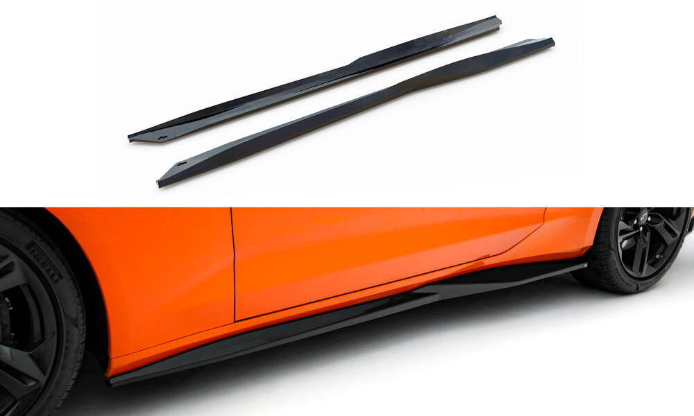 Side Skirts Diffusers V.1 Chevrolet Camaro SS Mk6 Facelift