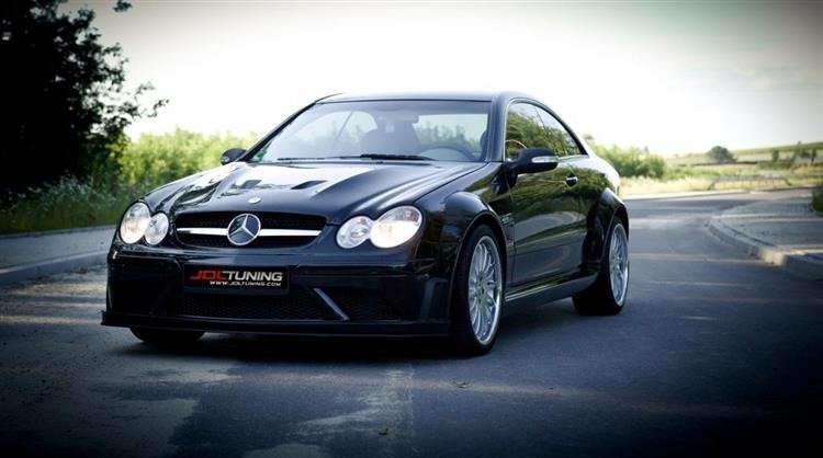 BODYKIT + BONNET MERCEDES CLK W209 BLACK SERIES LOOK