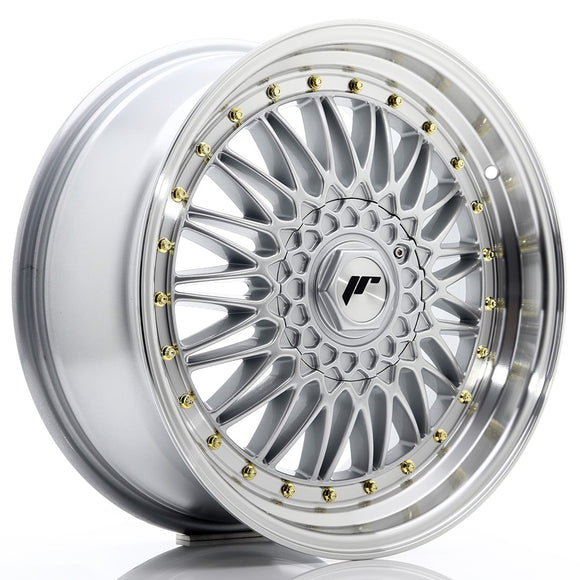 JR Wheels JR9 18x8 ET35 5x120 Silver w/ Machined Lip