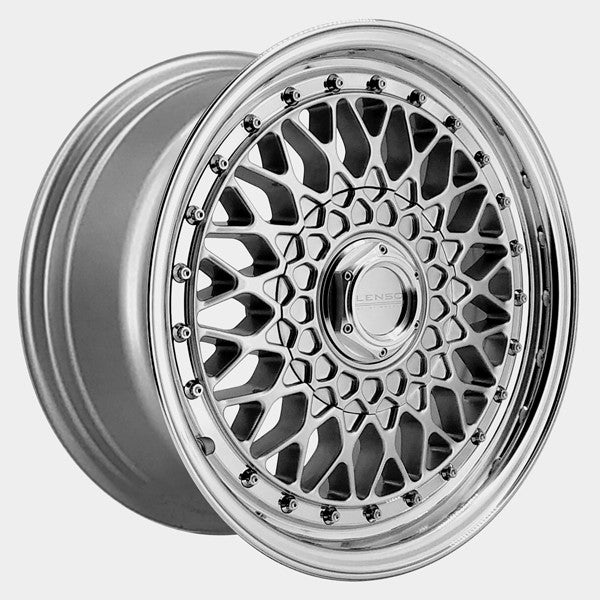 LENSO WHEELS BSX 7,0X15" BLANK ET38 CB73,1 PLATA ARO PULIDO