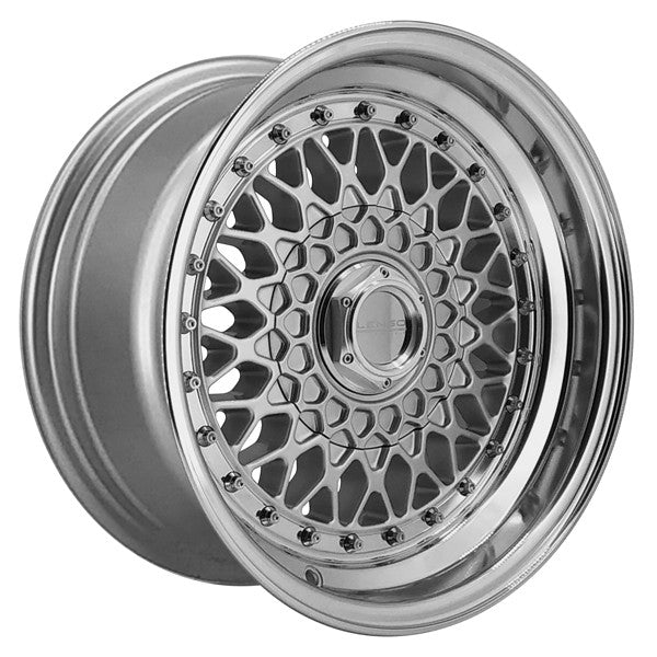 LENSO WHEELS BSX 8,0X15" BLANK ET25 CB73,1 PLATA ARO PULIDO