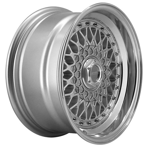 LENSO WHEELS BSX 8,0X15" BLANK ET25 CB73,1 PLATA ARO PULIDO