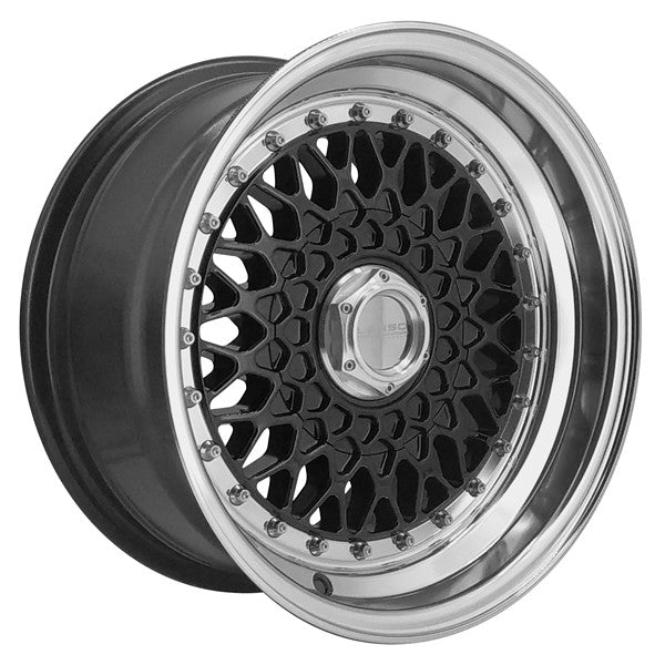 LENSO WHEELS BSX 8,0X15" BLANK ET25 CB73,1 NEGRO ARO PULIDO