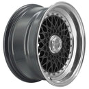 LENSO WHEELS BSX 8,0X15" BLANK ET25 CB73,1 NEGRO ARO PULIDO-5