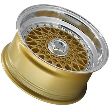 LENSO WHEELS BSX 8,0X15" BLANK ET25 CB73,1 ORO ARO PULIDO - 0