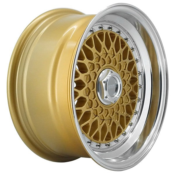 LENSO WHEELS BSX 8,0X15" BLANK ET25 CB73,1 ORO ARO PULIDO