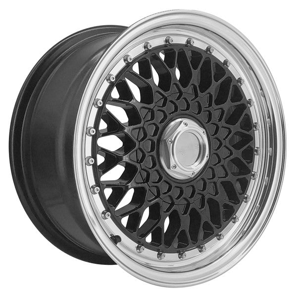 LENSO WHEELS BSX 7,0X15" BLANK ET20 CB73,1 NEGRO ARO PULIDO