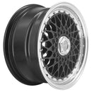 LENSO WHEELS BSX 7,0X15" BLANK ET20 CB73,1 NEGRO ARO PULIDO-5