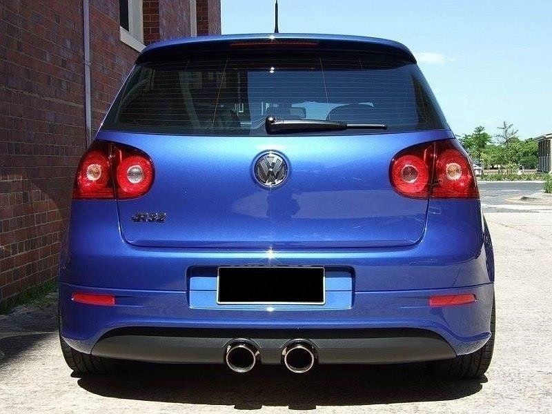 REAR VALANCE VW GOLF V R32 with 2 exhaust holes (for R32 exhaust)