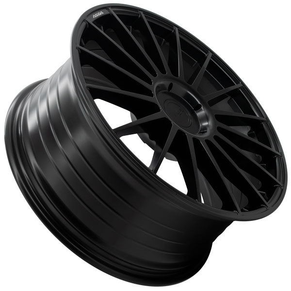 ASGA WHEELS MF08 8,5X19" BLANK ET35 CB73,1 NEGRA | FLOW FORMING