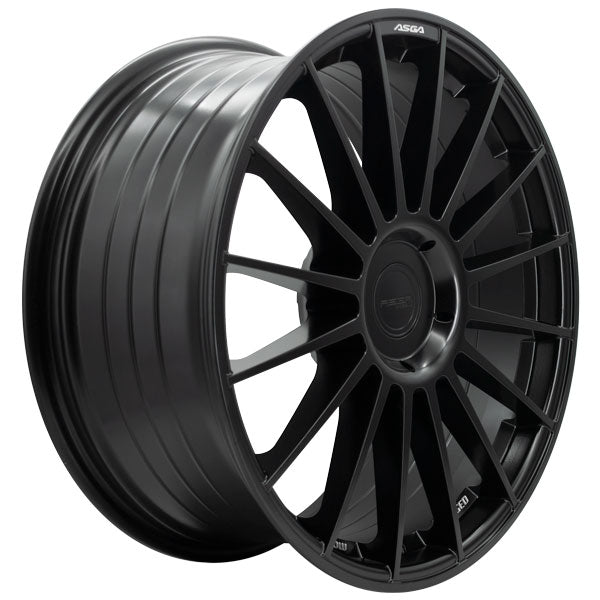 ASGA WHEELS MF08 8,5X19" BLANK ET35 CB73,1 NEGRA | FLOW FORMING