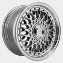 LENSO WHEELS BSX 7,0X15" 4X100/108 ET20 CB73,1 PLATA ARO PULIDO-4