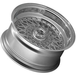LENSO WHEELS BSX 8,0X15" 4X100/108 ET25 CB73,1 PLATA ARO PULIDO - 0