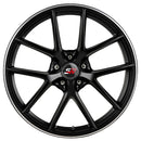 SPACWHEELS VECTOR 7,5X17" 5X BLANK ET35 CB74,1 NEGRO MATE-5