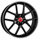SPACWHEELS VECTOR 7,5X17" 5X BLANK ET35 CB74,1 NEGRO MATE-8