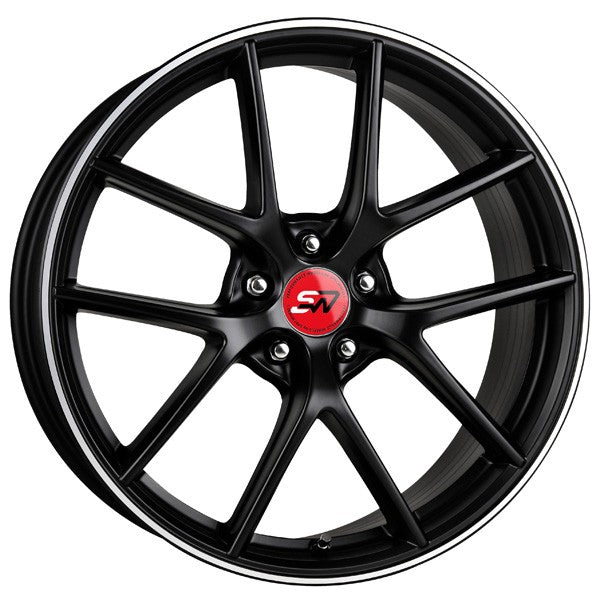 SPACWHEELS VECTOR 7,5X17" 5X BLANK ET35 CB74,1 NEGRO MATE