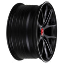 SPACWHEELS VECTOR 7,5X17" 5X BLANK ET35 CB74,1 NEGRO MATE-9