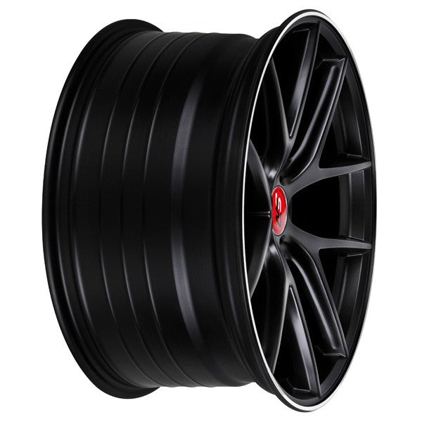 SPACWHEELS VECTOR 7,5X17" 5X BLANK ET35 CB74,1 NEGRO MATE