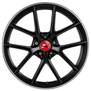 SPACWHEELS VECTOR 7,5X17" 5X BLANK ET35 CB74,1 NEGRO MATE-10