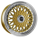 LENSO WHEELS BSX 7,0X15" 4X100 ET20 CB73,1 ORO ARO PULIDO-2