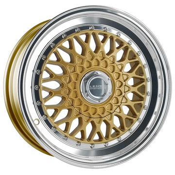 LENSO WHEELS BSX 7,5X16" 4X100 ET25 CB73,1 ORO ARO PULIDO - 0