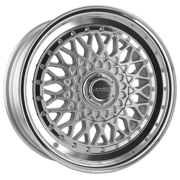 LENSO WHEELS BSX 7,5X16" 5X100 ET38 CB73,1 PLATA ARO PULIDO - 0