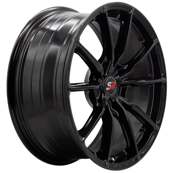 SPACWHEELS SW11 8,0X18" BLANK ET30 CB73,1 BLACK GLOSS