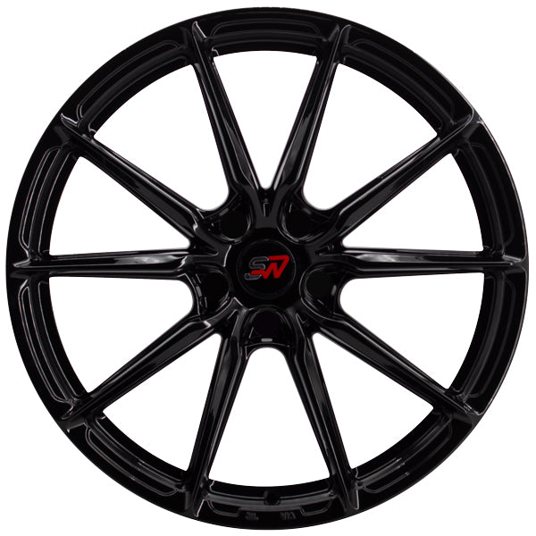 SPACWHEELS SW11 8,0X18" BLANK ET30 CB73,1 BLACK GLOSS