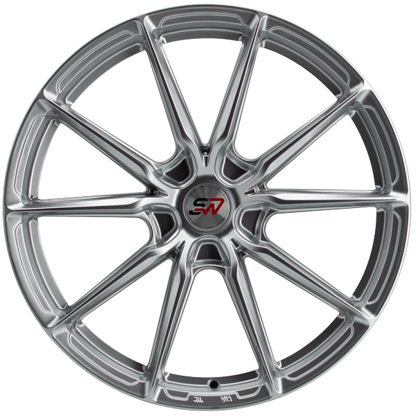 SPACWHEELS SW11 8,0X18" BLANK ET30 CB73,1 HYPER SILVER