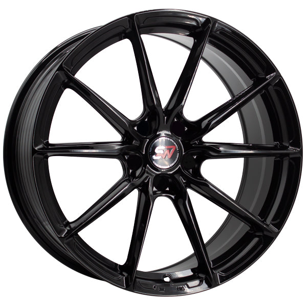 SPACWHEELS SW11 8,5X19" BLANK ET30 CB73,1 BLACK GLOSS