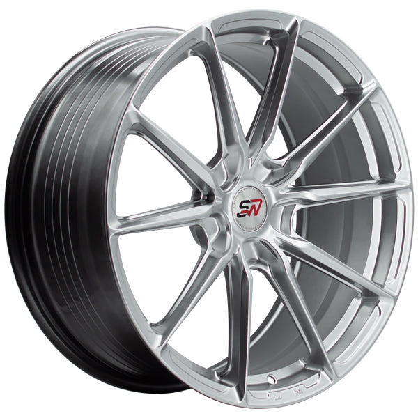 SPACWHEELS SW11 8,5X19" BLANK ET30 CB73,1 HYPER SILVER